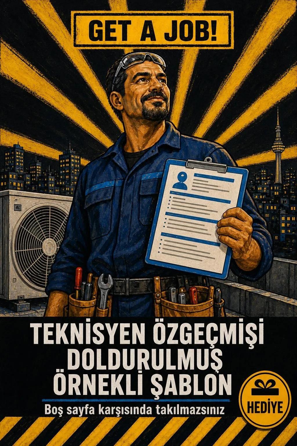Teknisyen Özgeçmişi: Doldurulmuş Örnekli Şablon
